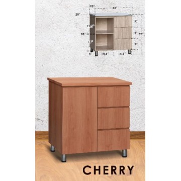 Kitchen Cabinet KC1114F (Solid Plywood)